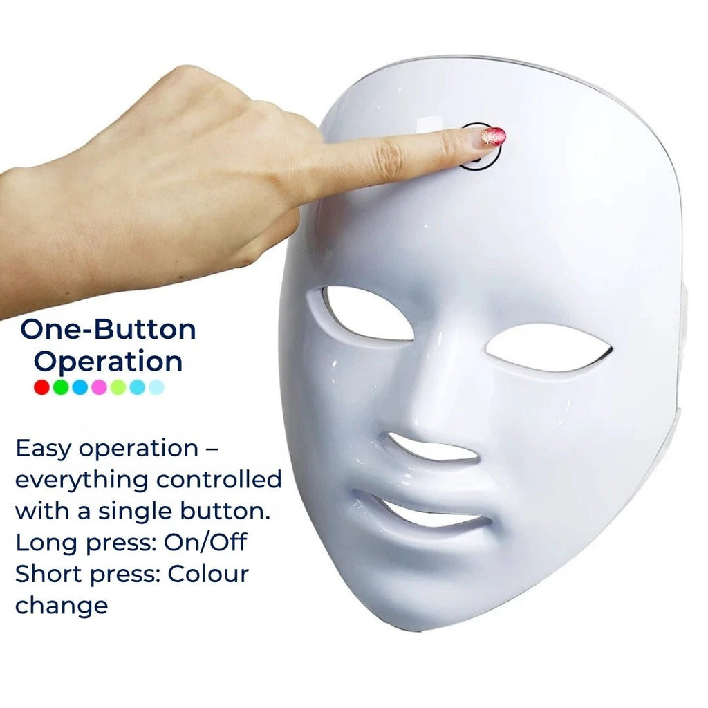 GlowSkin Pro LED Light Therapy Mask | Stimulates Collagen - Reduces Wrinkles - Improves Skin Texture - Soothes Redness Bowlift by Bowlift