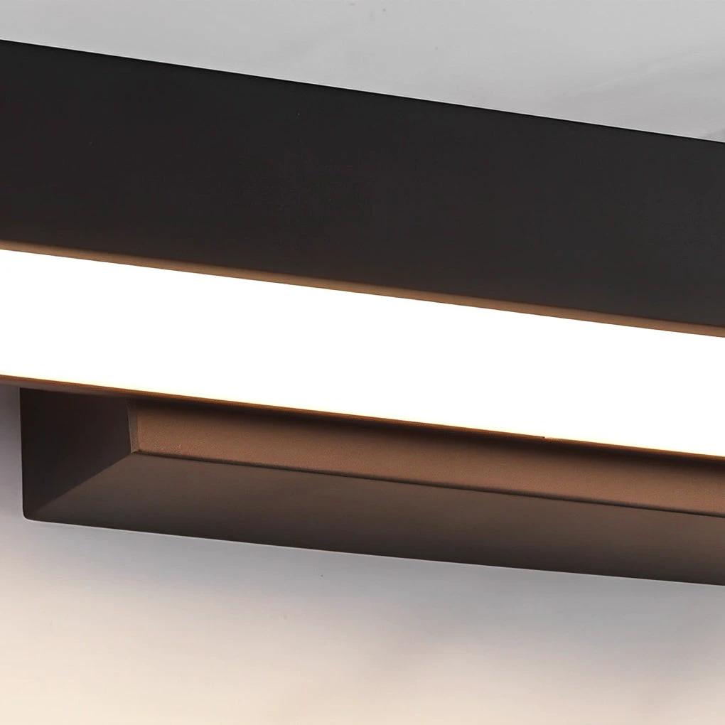 Modern LED Wall Lamp with Motion Sensor and Black Housing by BowLift