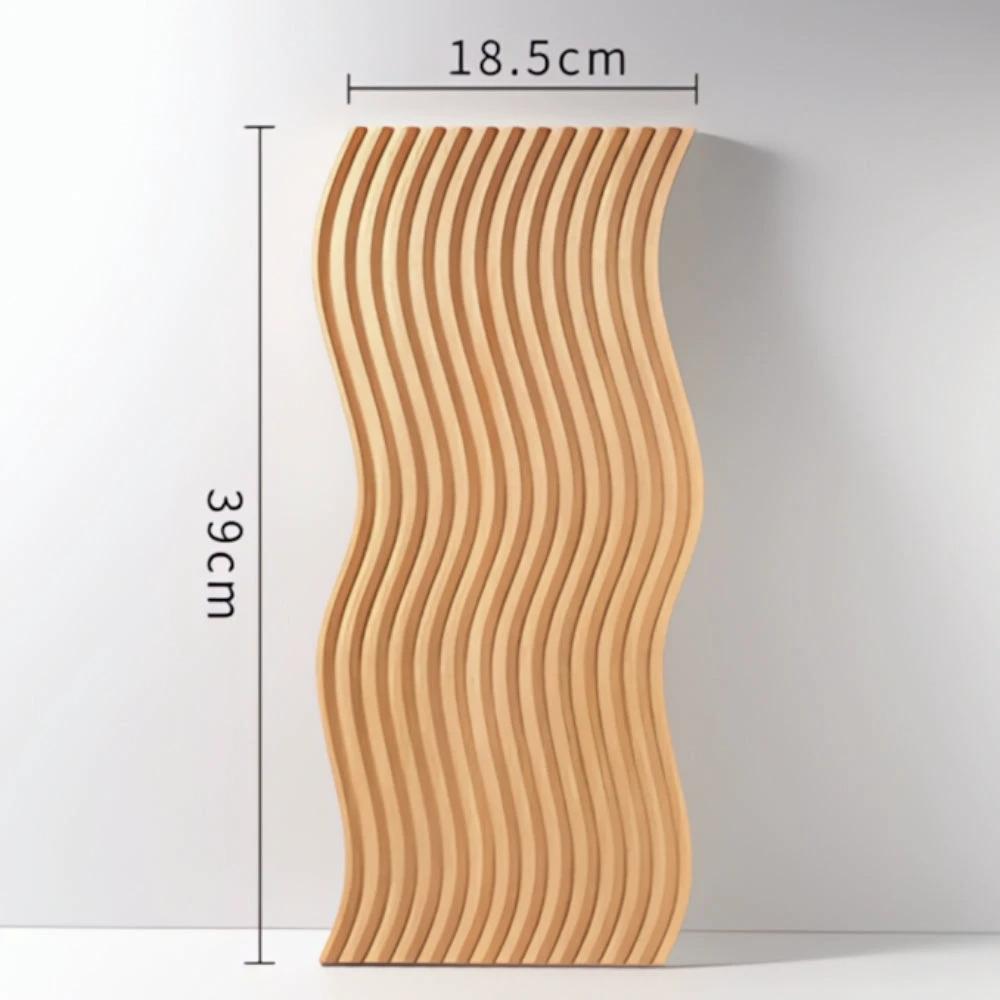 Nordic Ripple Wooden Tray by Casa & Beyond