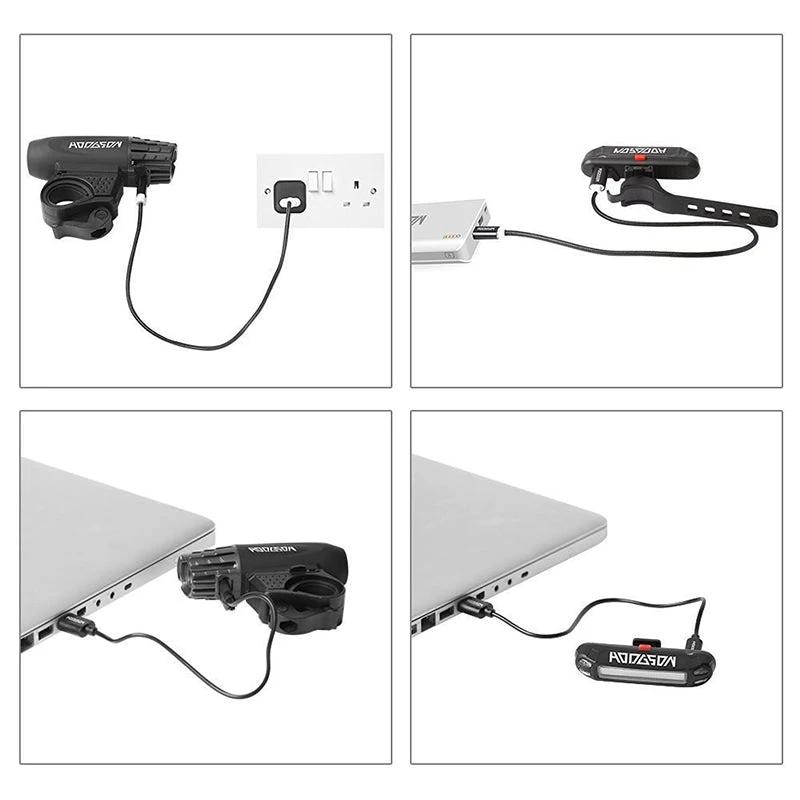 Rechargeable USB Bicycle Light by Bowlift