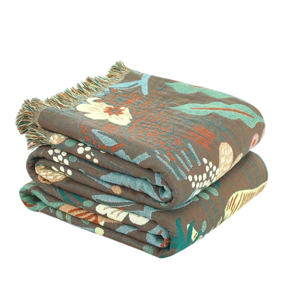 Tiger's Lair Reversible Blanket by Casa & Beyond