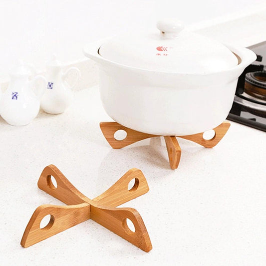 Bamboo Pot Stand & Steam Rack by Casa & Beyond