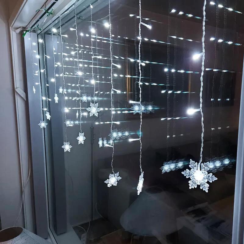 Decorative LED Snowflake Lights by Bowlift