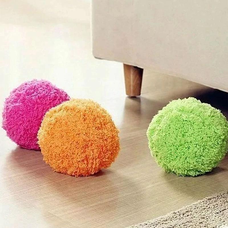 Electric ball toy for pets with plush cover by Bowlift