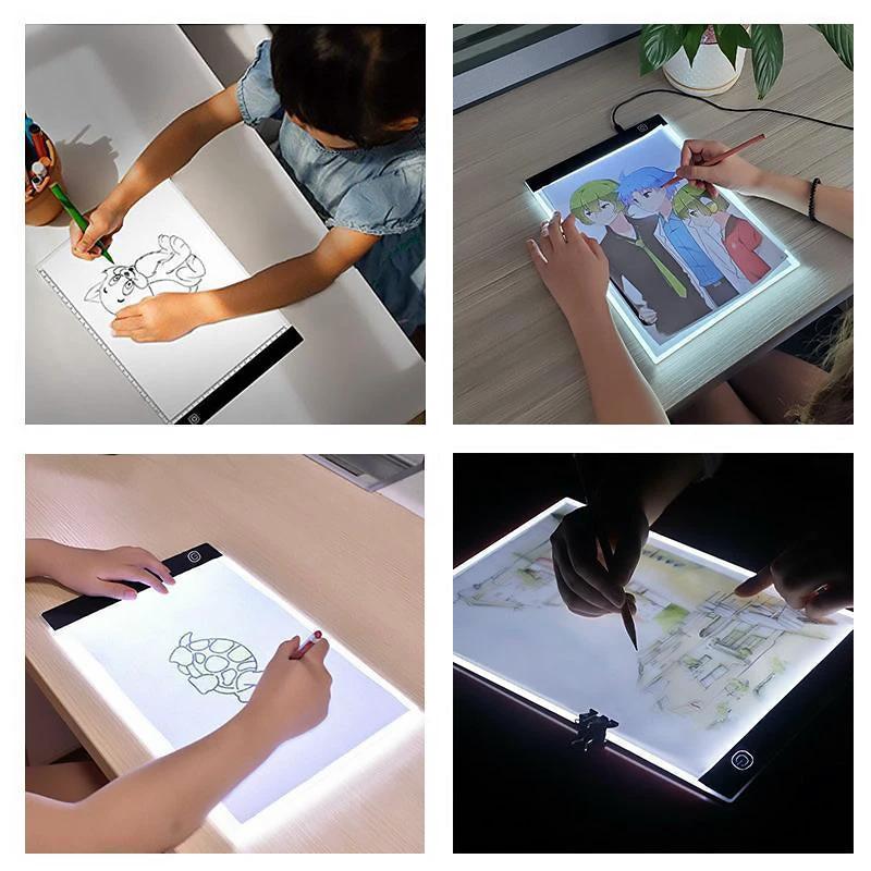 Drawing board with LED light by Bowlift