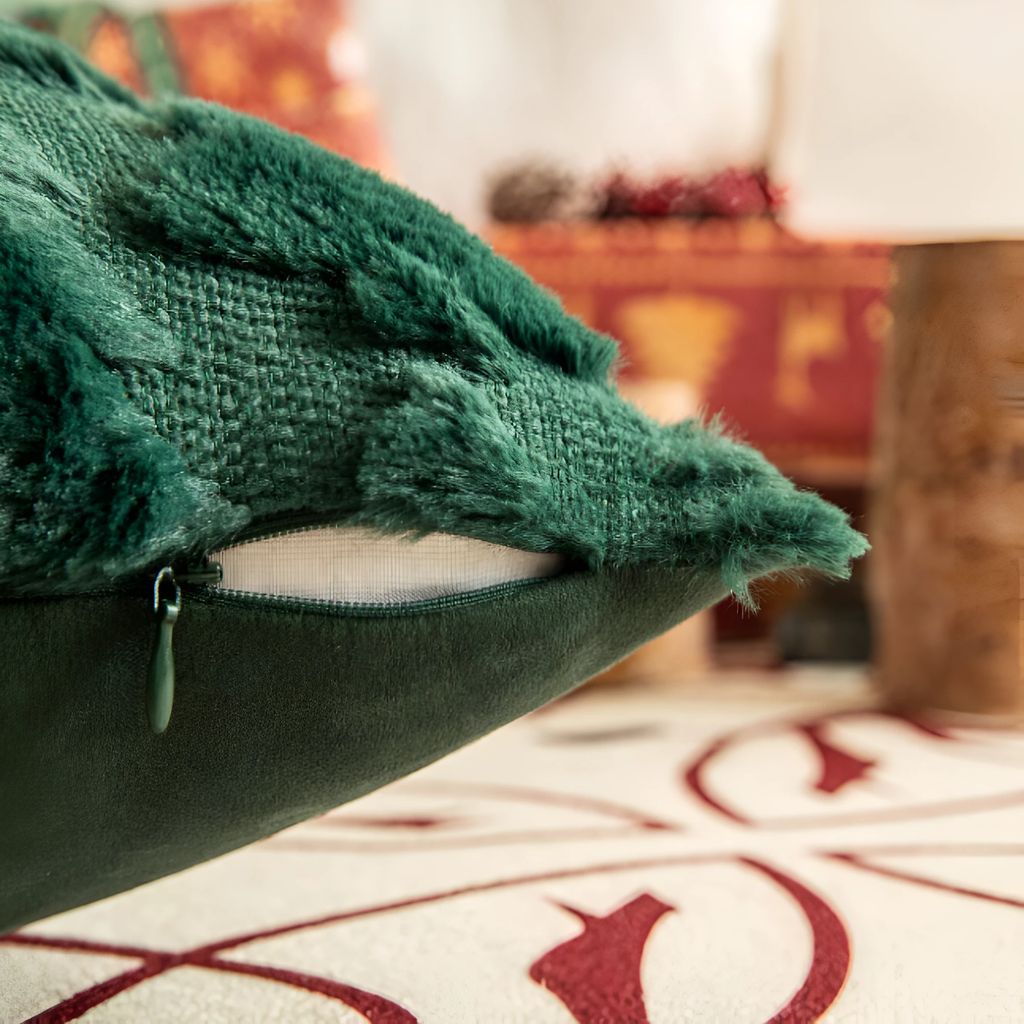 Plush Christmas Tree Fluffy Pillowcases by Casa & Beyond