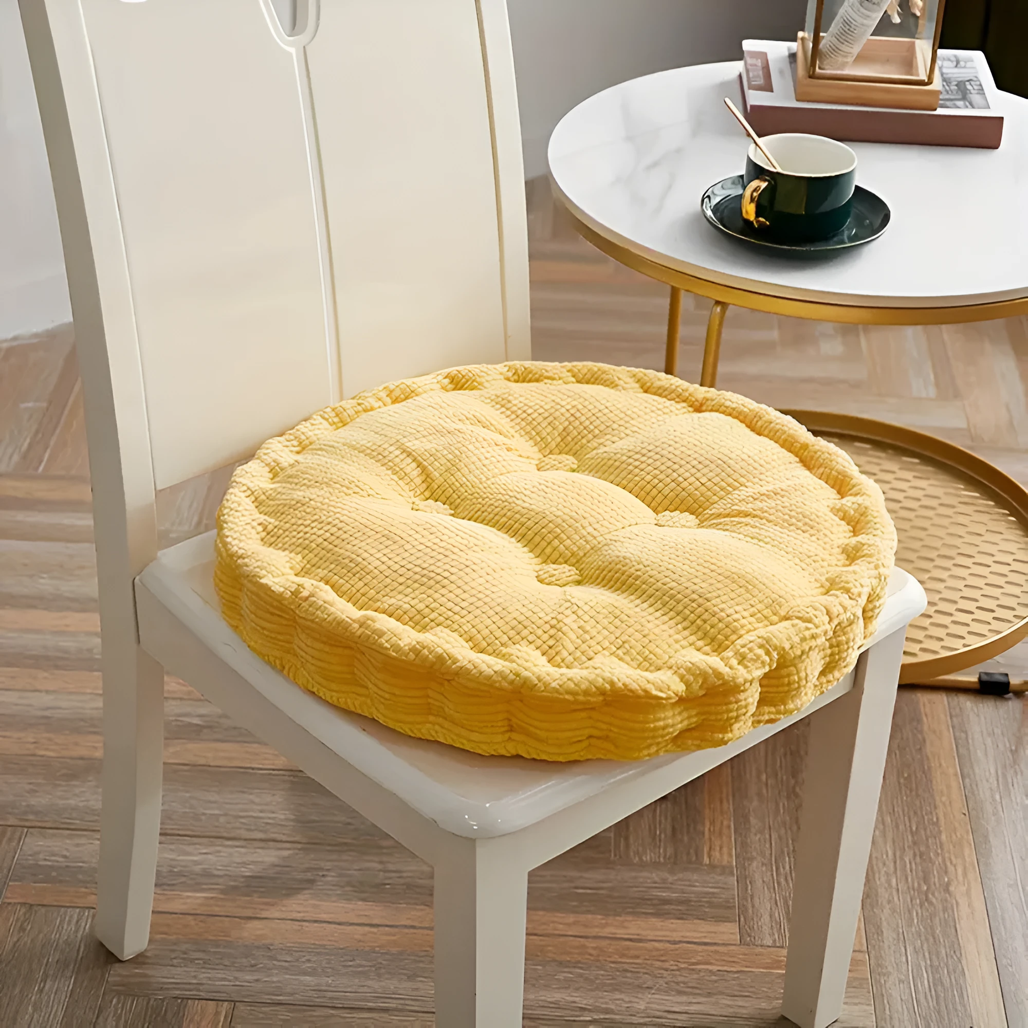 Stackable Corduroy Chair Cushions by Casa & Beyond