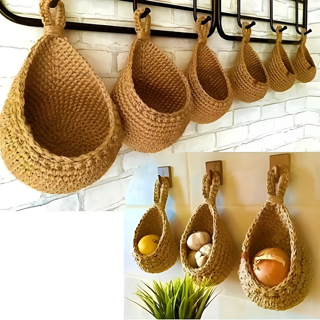 Handcrafted Boho Hanging Basket by Casa & Beyond