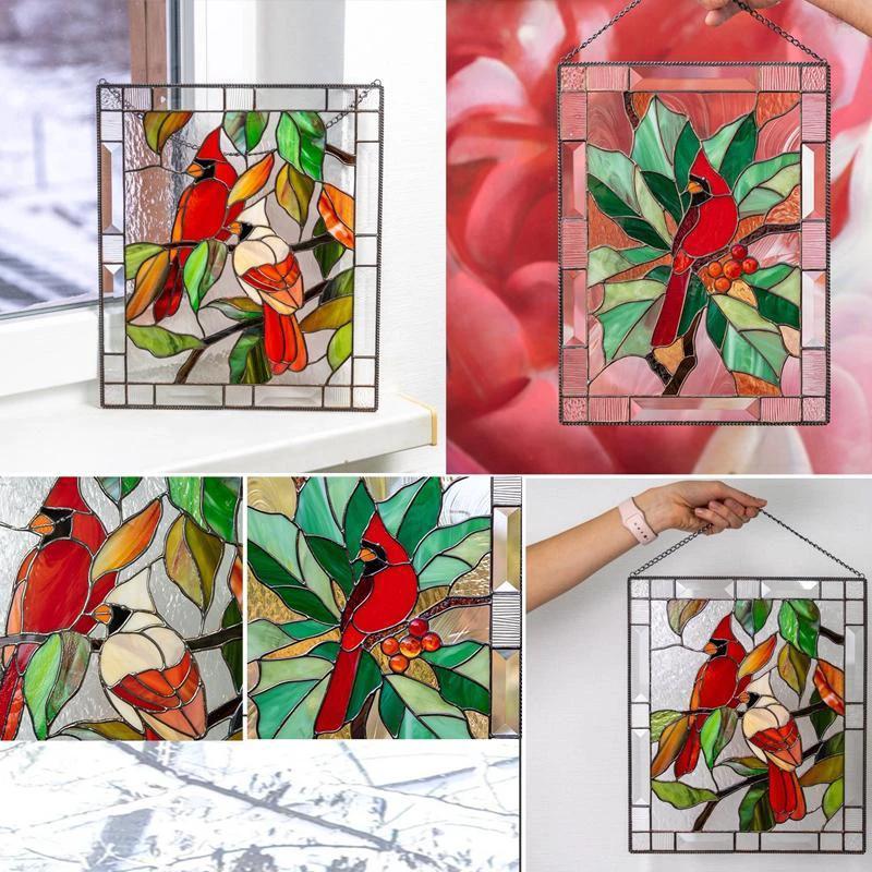 Rectangular window hang decorations from Birds by Bowlift