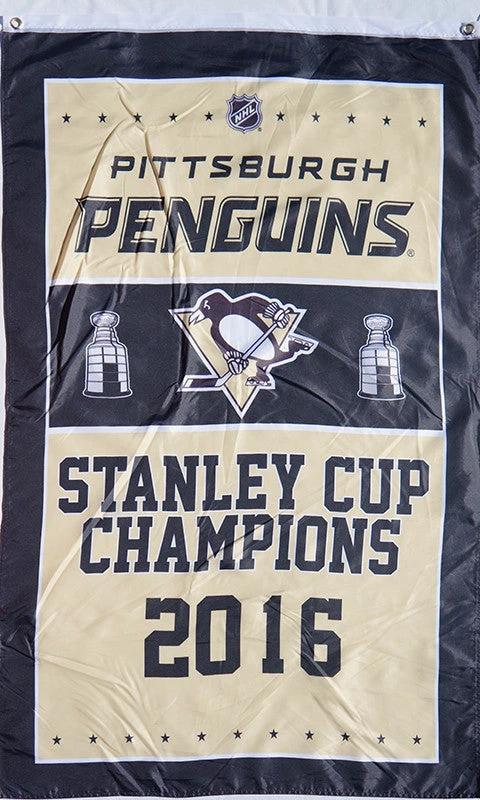 NHL Pittsburgh Penguins Flag-3x5FT Banner-100% polyester by flagsshop