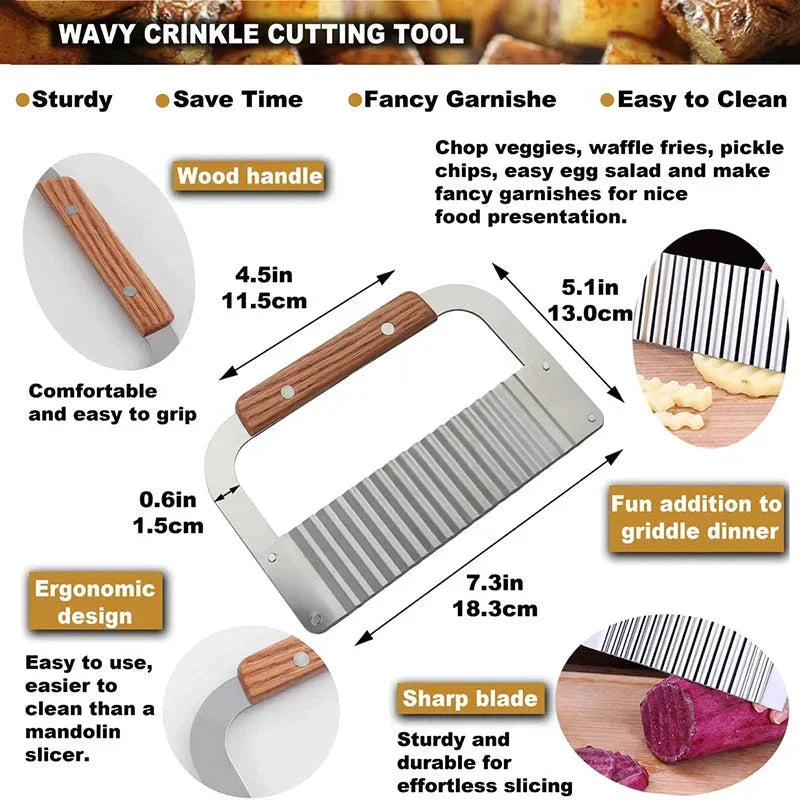 8Pcs Griddle Accessory Set Stainless Steel Scraper for BBQ Grill by Bowlift