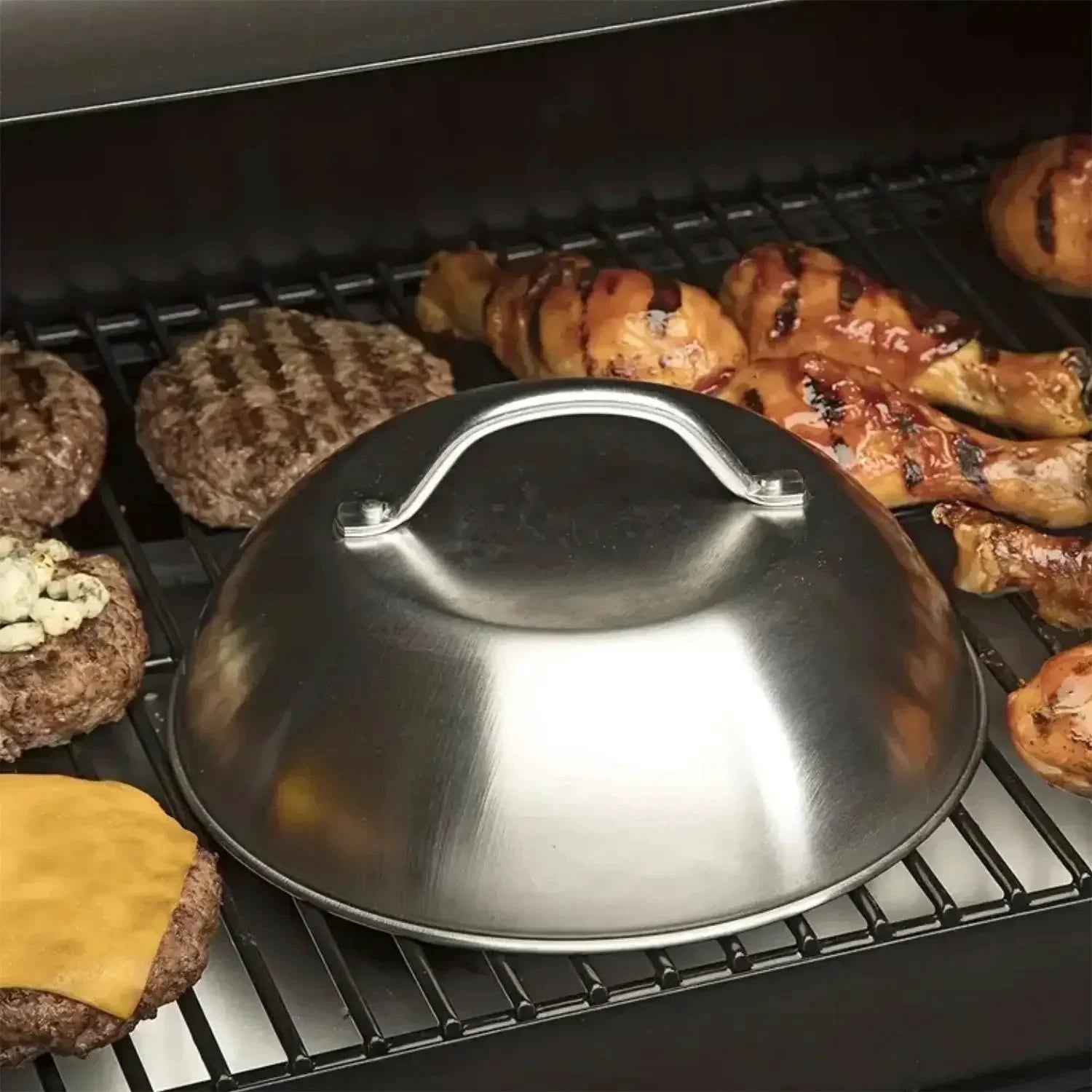 9" Stainless Steel Oven Squeegee Cover Barbecue Tools Accessory by Bowlift