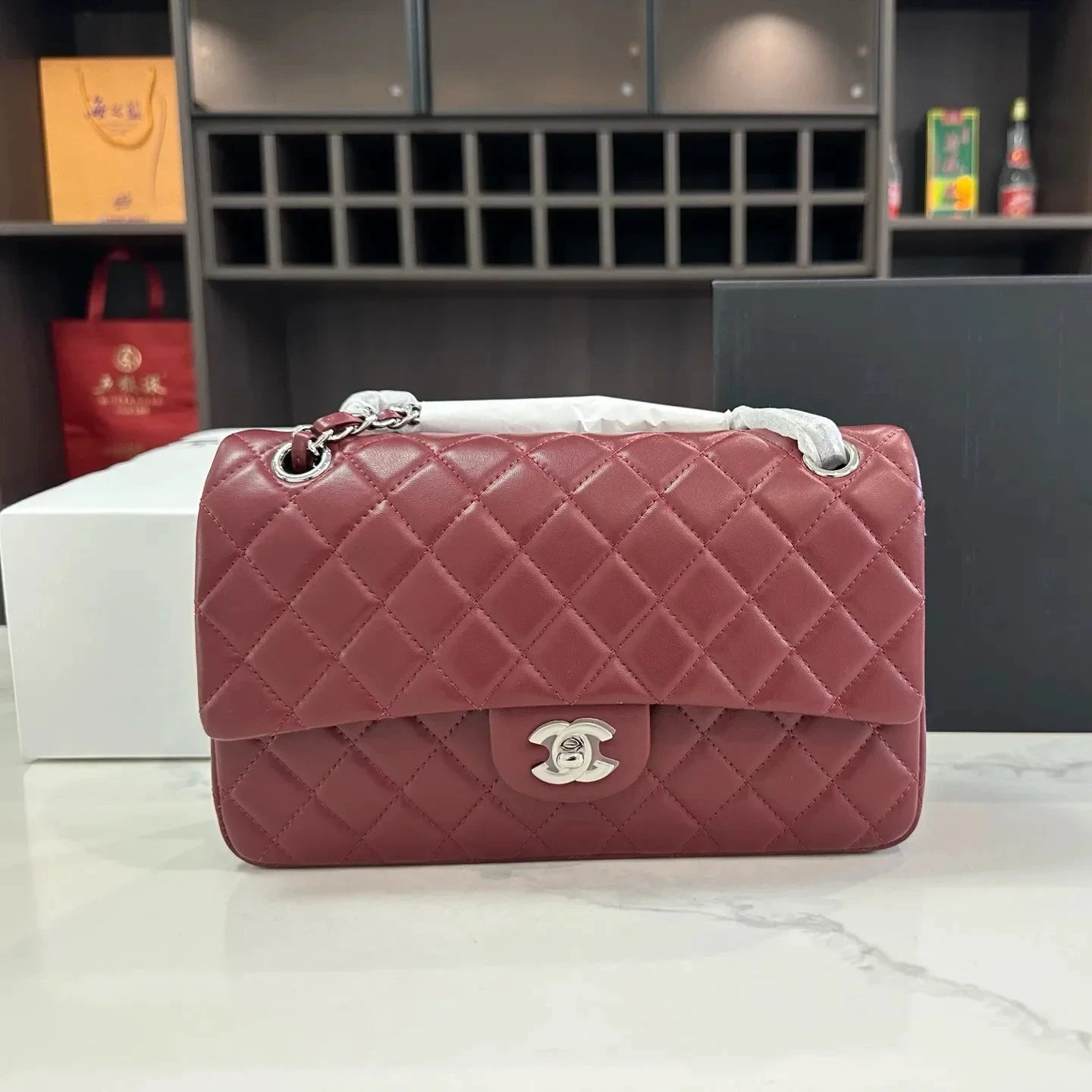 Women’s Luxury Handbag High-Quality Leather Classic Chain Quilted Bag by jimmy_luxuries