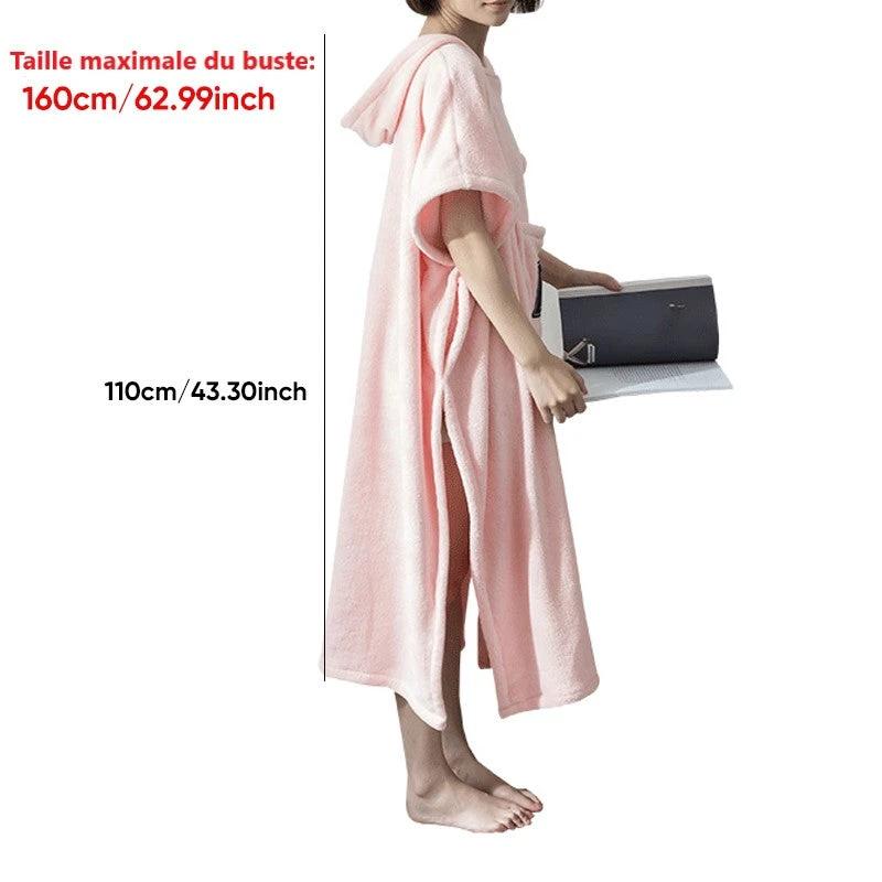 Terry bathrobe made of soft cotton fabric Girly by Bowlift