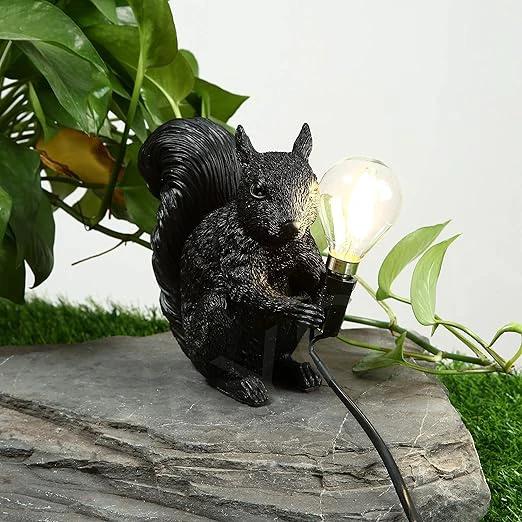 SquirrelBright Nordic Squirrel Table Lamp | Designer Decor | LED Mood Light | Perfect for Home by BowLift