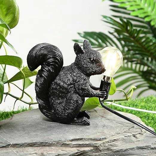 SquirrelBright Nordic Squirrel Table Lamp | Designer Decor | LED Mood Light | Perfect for Home by BowLift