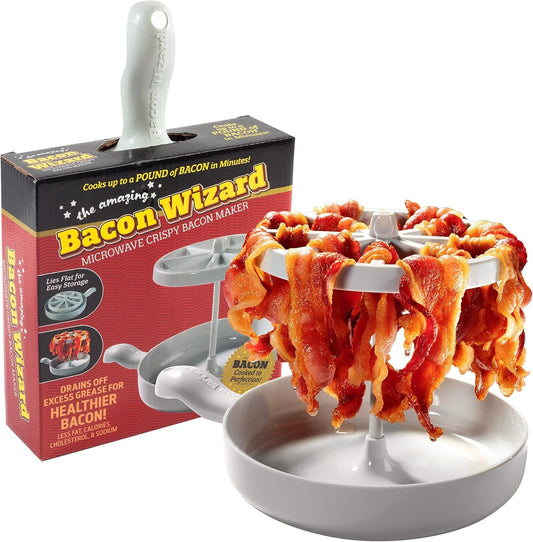 Bacon Wizard Microwave Bacon Cooker by BowLift