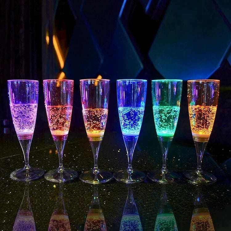 GlowSip - LED-lit wine glass set (6 pieces) Bowlift by Bowlift