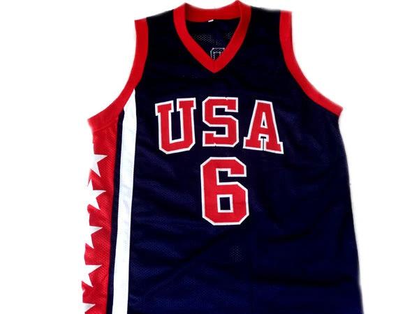 Tracy McGrady Jersey #6 Team USA New Basketball Navy Blue by My store basketball