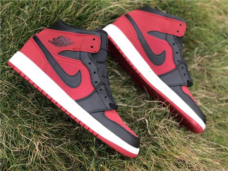 Air Jordan 1 Mid Gym Red Black by Air Jordan