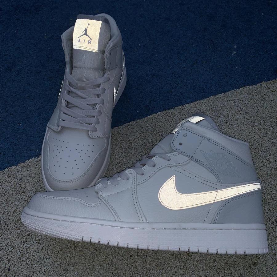 Air Jordan 1 Mid Light Bone by Air Jordan