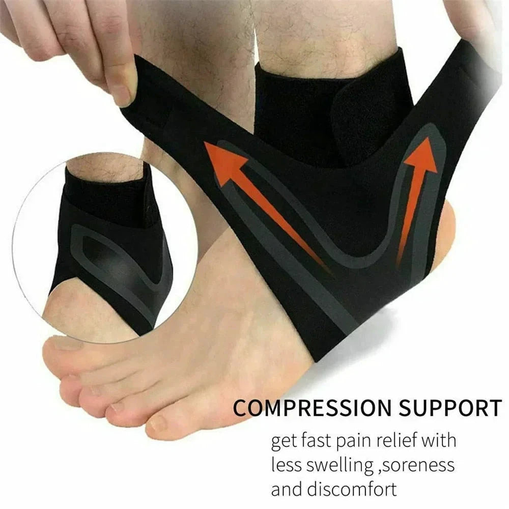 Plantar Ankle X Wrap Support Compression Sock by BowLift