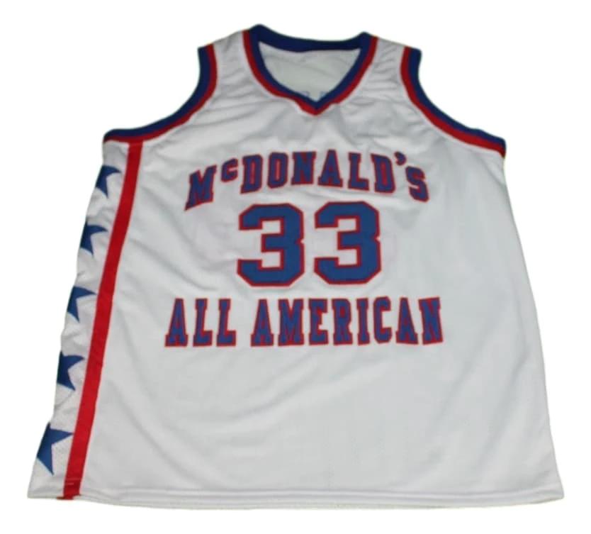 Shaquille O'Neal Jersey #33 McDonalds All American New Basketball White by My store basketball