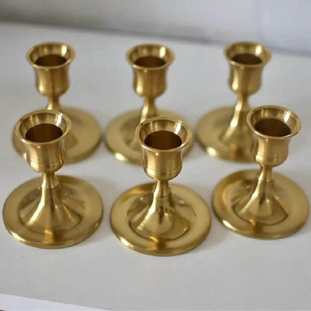 Shimmering Vintage Candle Holder | 2pc Set by Casa & Beyond