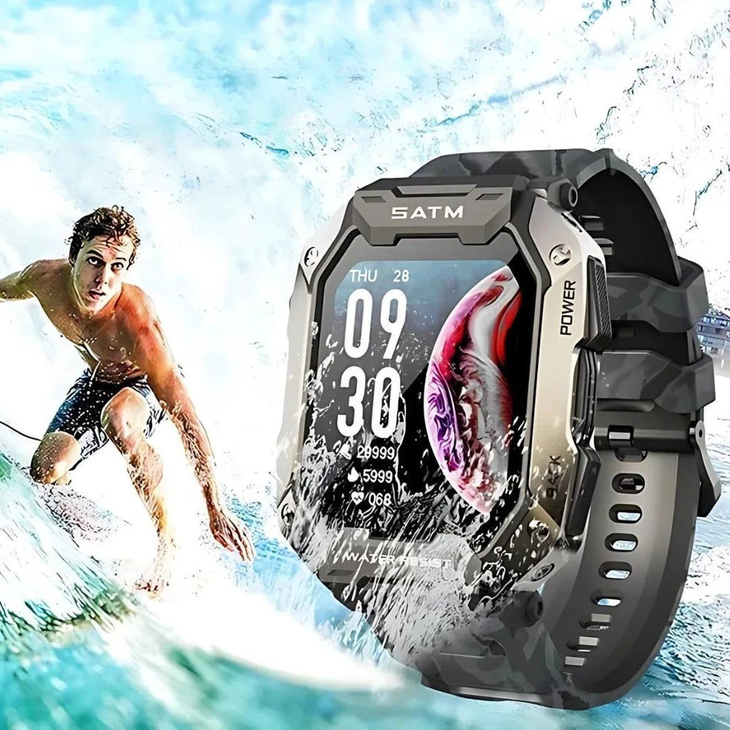 TactiX ARMY Series Smartwatch With Military Design | Durable GPS - Fitness Tracker - for Outdoor Adventures - Military Personnel and Tactical Use Bowlift by Bowlift
