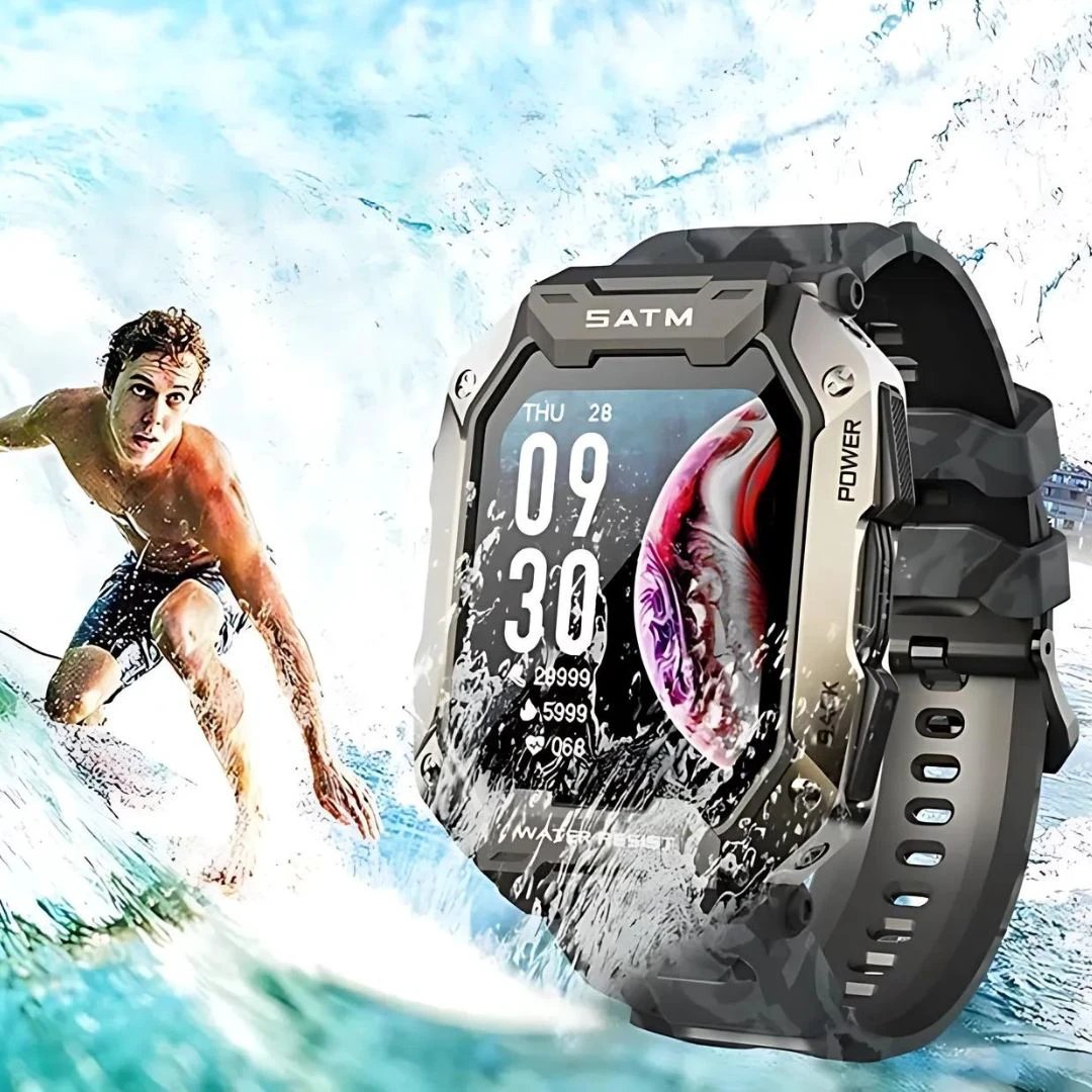TactiX ARMY Series Smartwatch With Military Design | Durable GPS - Fitness Tracker - for Outdoor Adventures - Military Personnel and Tactical Use Bowlift by Bowlift