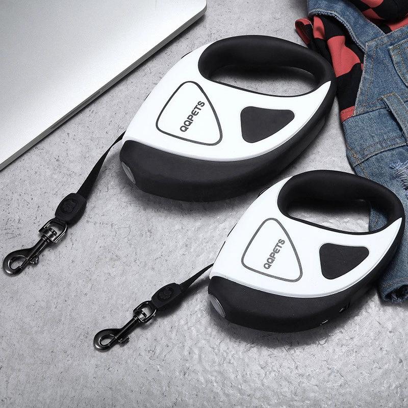 LED Leash for Pets retractable by Bowlift