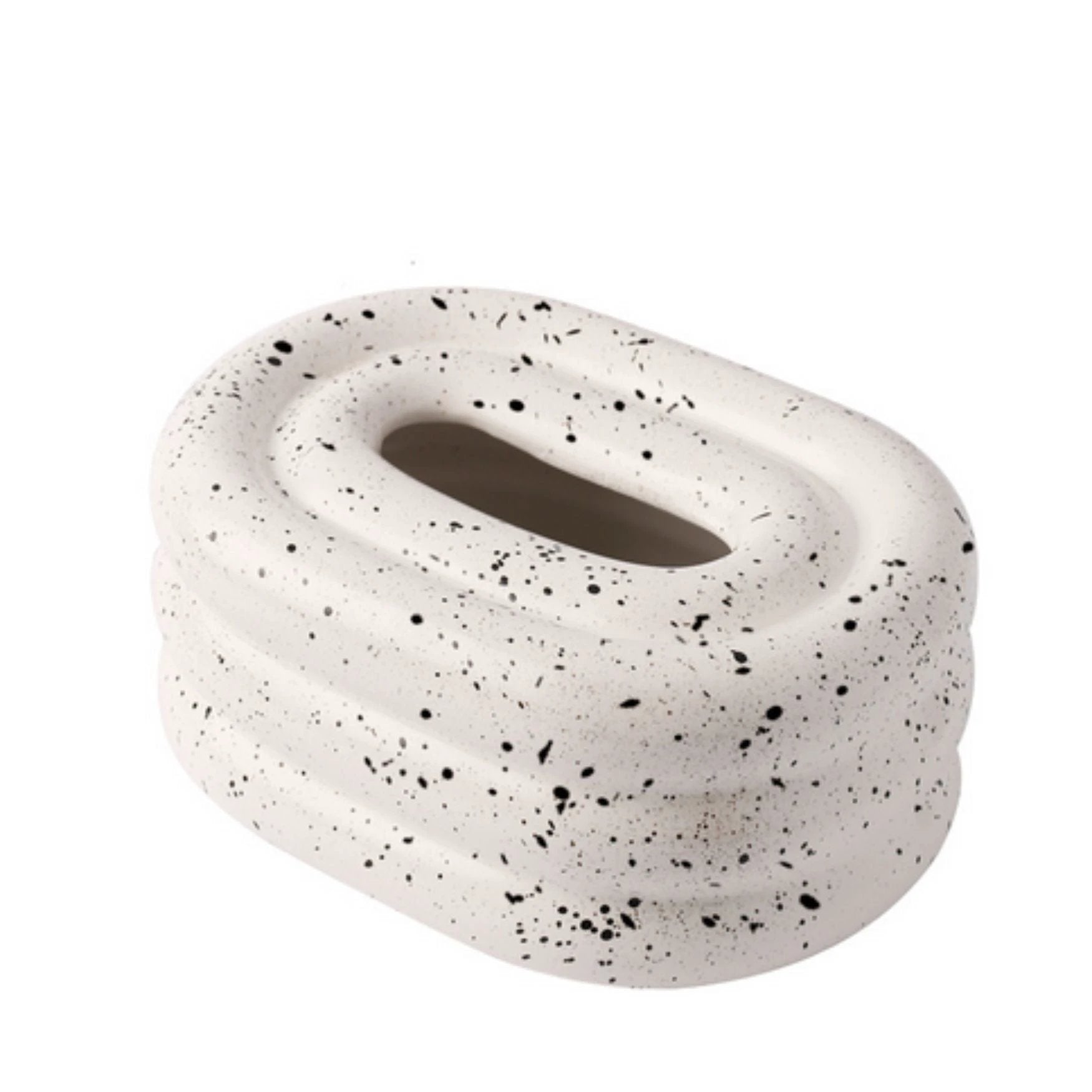 Lustre Ceramic Tissue Holder by Casa & Beyond