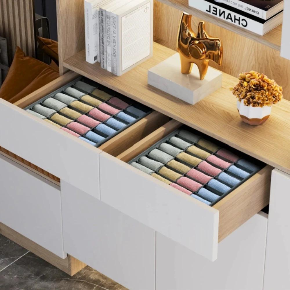 Foldable Sock and Underwear Organizer by Casa & Beyond