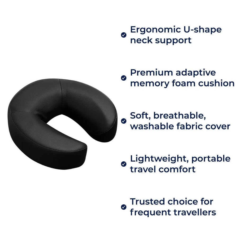 Neck Pain Relief – Ergonomic U-Shape Support – Lightweight Comfort for Flights & Long Journeys Bowlift by Bowlift