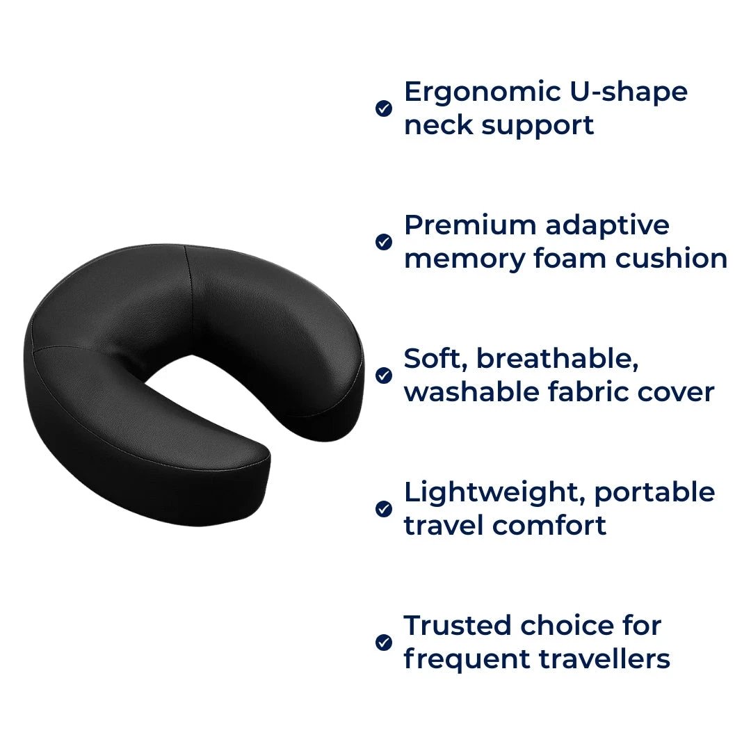 Neck Pain Relief – Ergonomic U-Shape Support – Lightweight Comfort for Flights & Long Journeys Bowlift by Bowlift