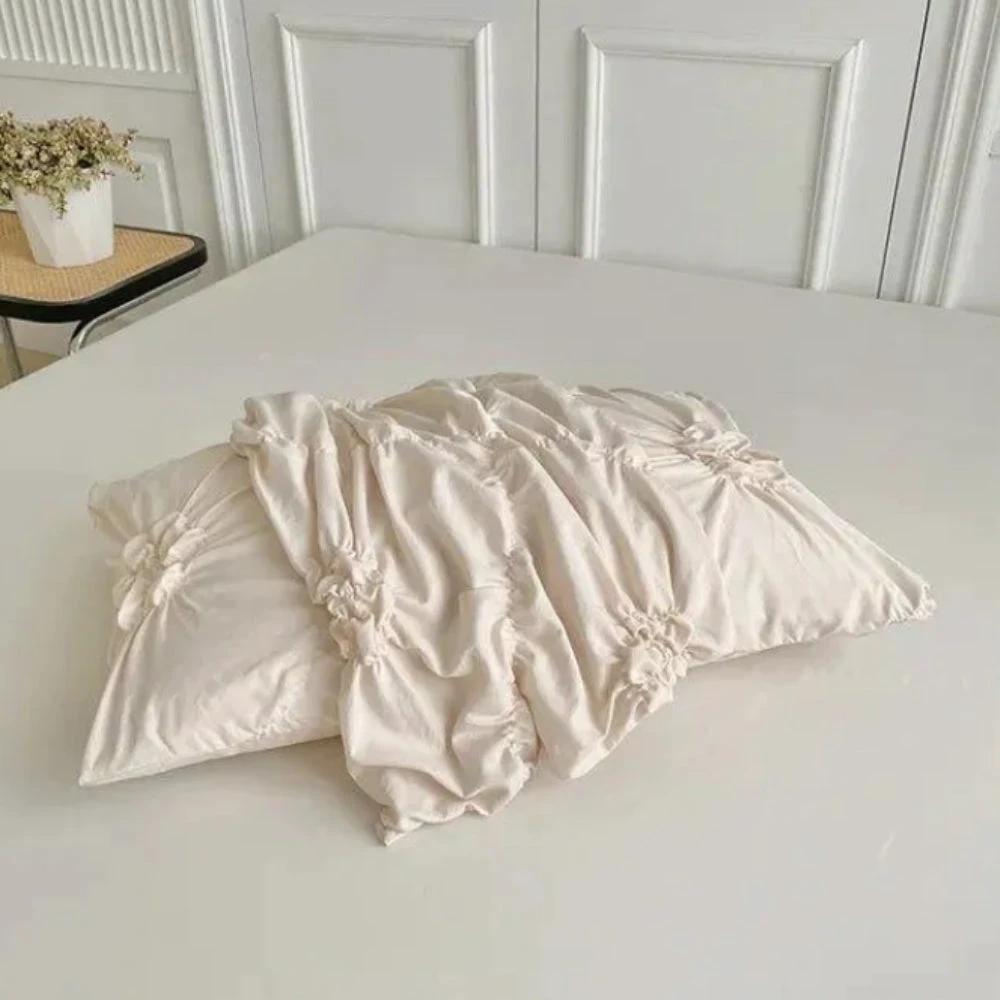 Ruffle Flower Duvet Cover Set by Casa & Beyond