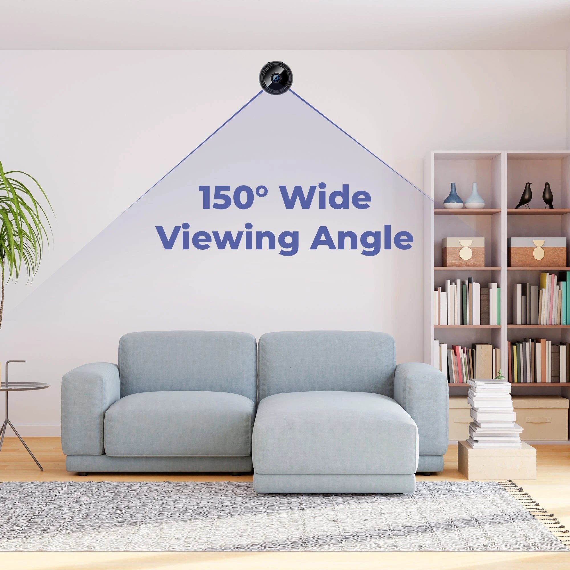 Wireless Indoor Security Camera Pro - Protect Your Family from Robberies and Burglaries Bowlift by Bowlift