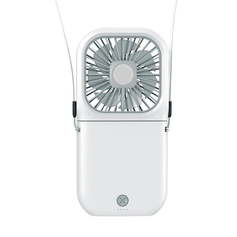 Portable hanging neck fan by Bowlift