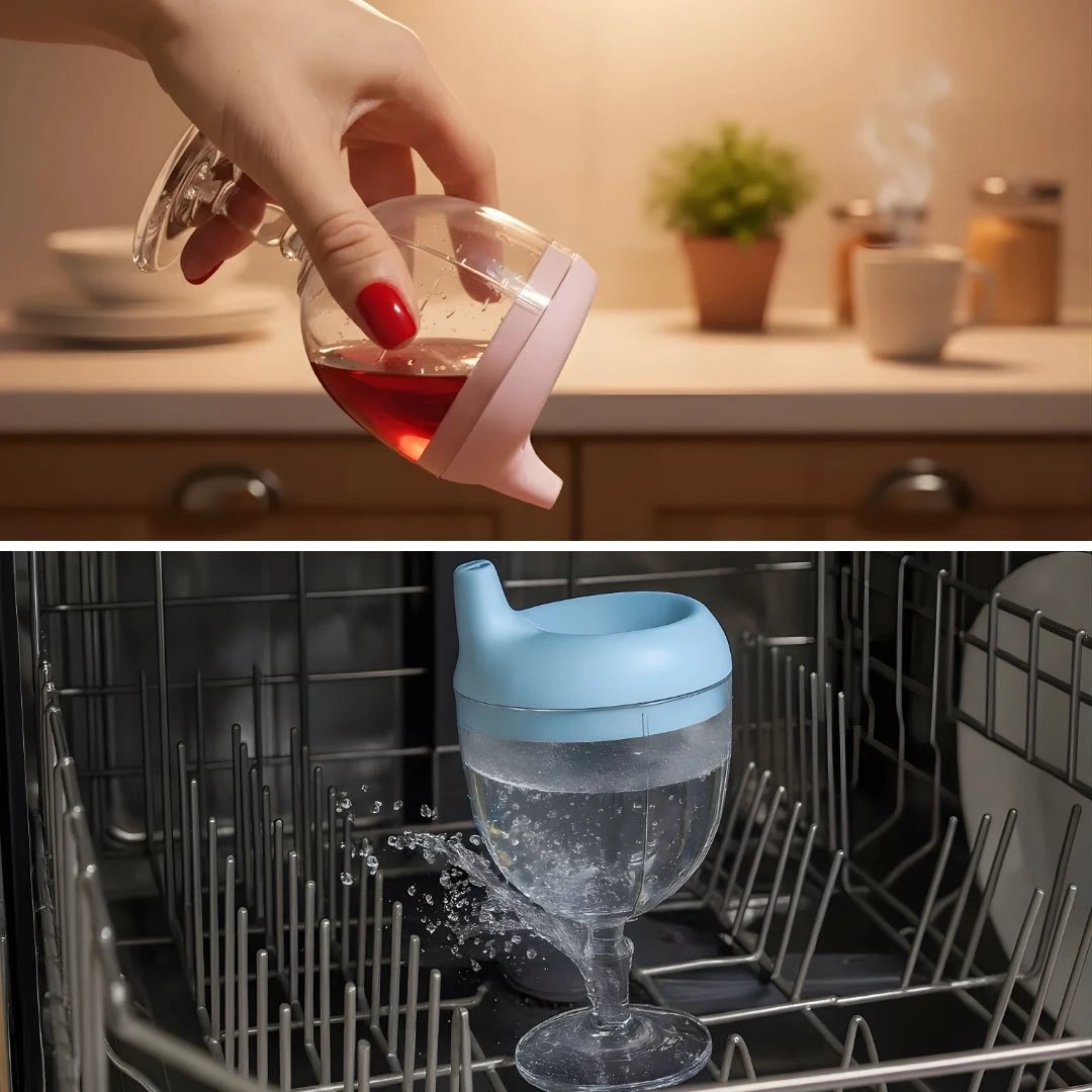 No‑Spill Silicone – Easy‑Grip Handles – Supports Weaning – Mess‑Free Drinking for Toddlers Bowlift by Bowlift