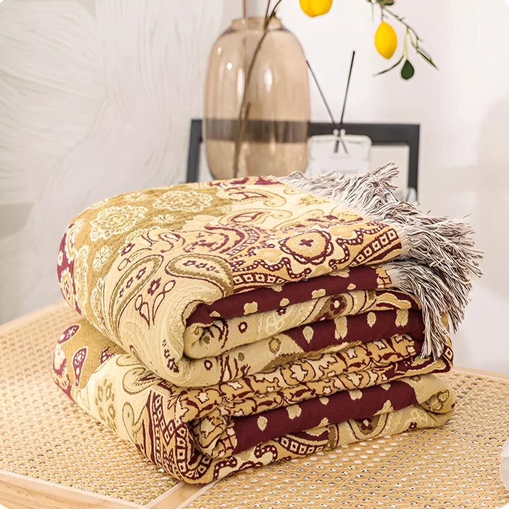 Bohemian Paisley Bliss Blanket by Casa & Beyond