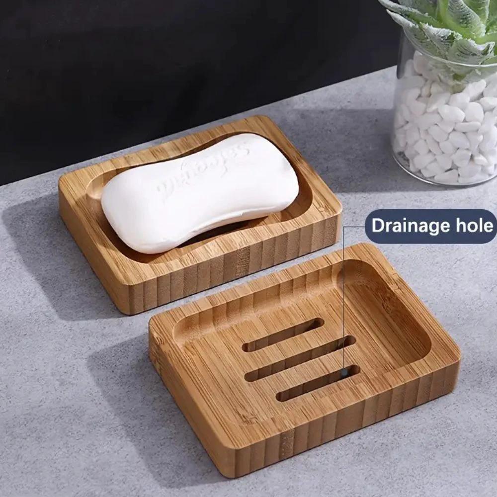 Natural Wooden Soap Dish by Casa & Beyond
