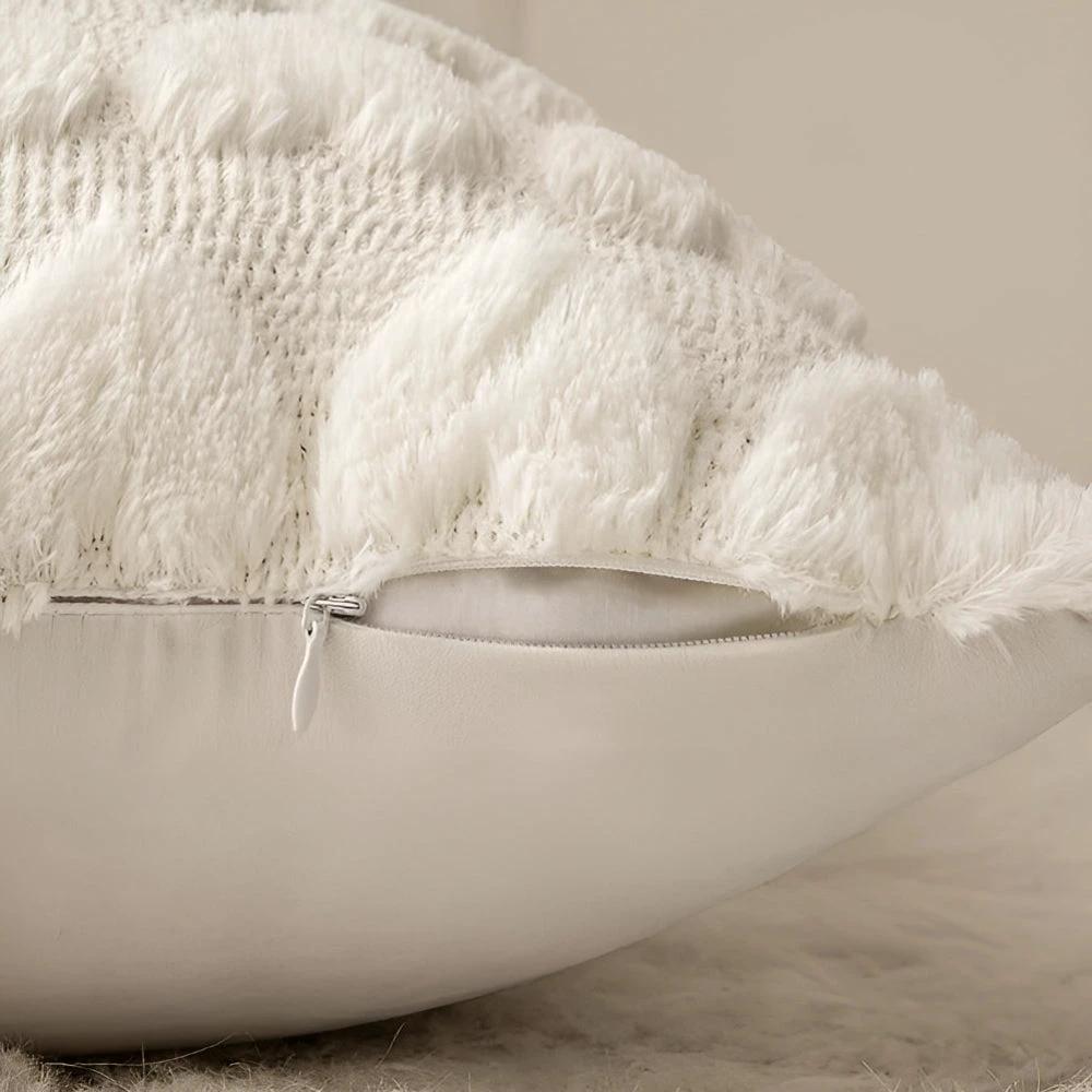 Plush Heart Cushion Cover by Casa & Beyond