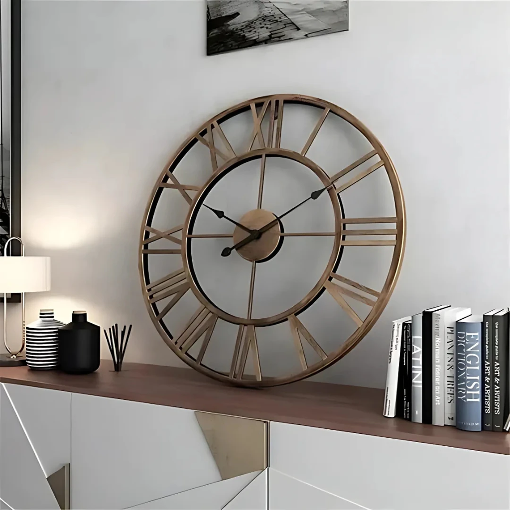 Exclusive Large Wall Clock with a Modern Look Framer by BowLift