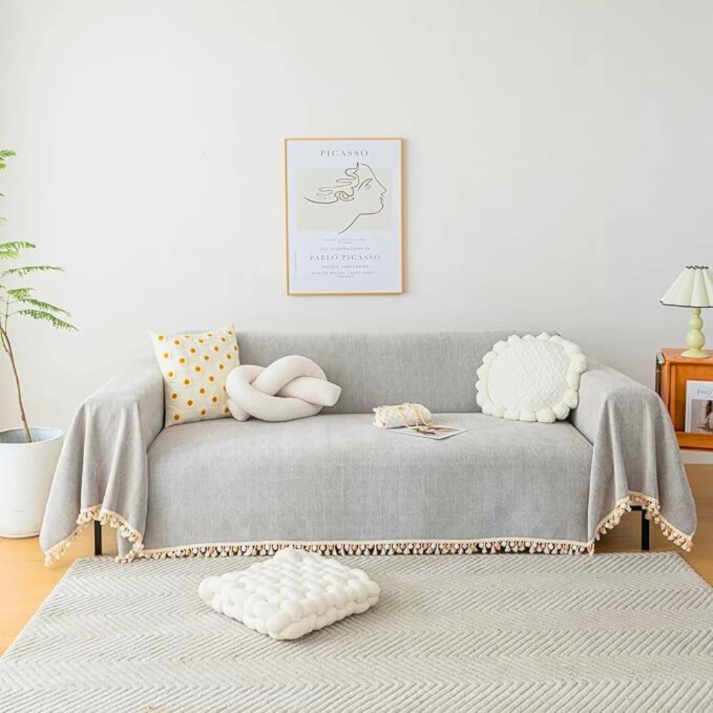 Elegant Plush Sofa Blanket Shield by Casa & Beyond