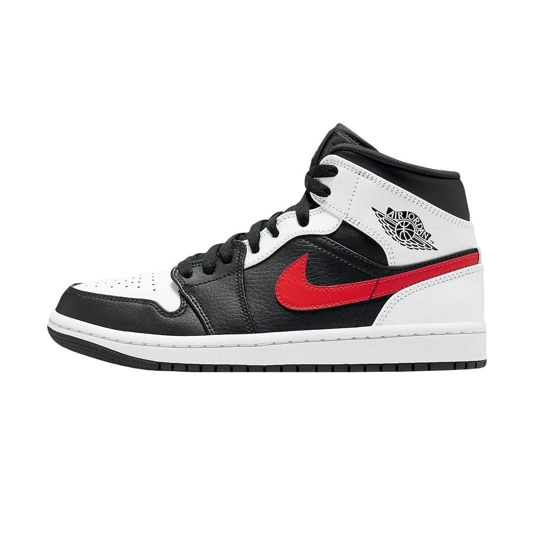 Air Jordan 1 Mid Black Chile Red White by Air Jordan