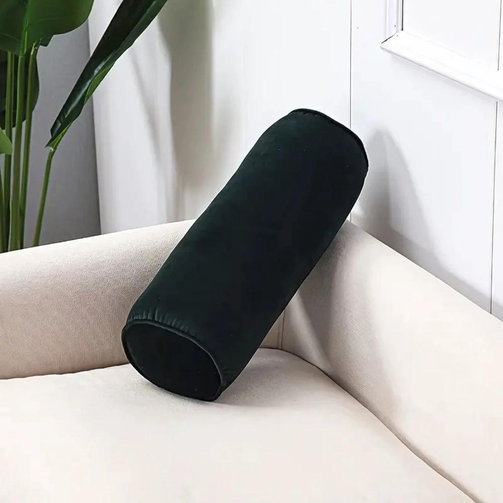 Plush Velvet Bolster Cushion by Casa & Beyond