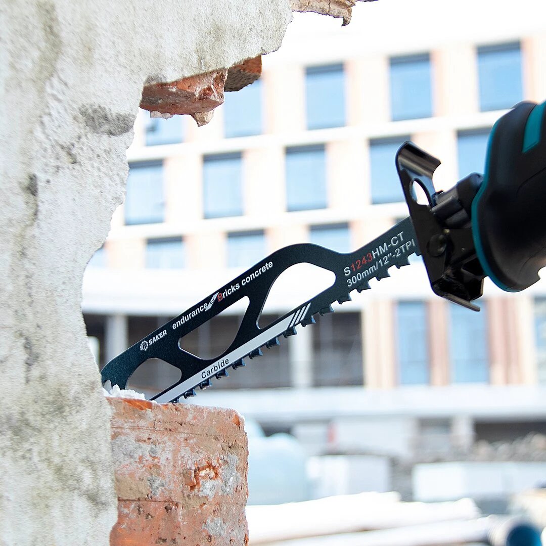 Saker alternative saw blade for cutting wood, porous concrete, bricks by Bowlift