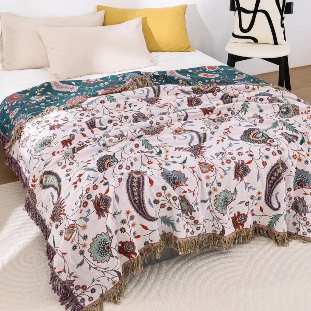 Liora Vintage Reversible Soft Blanket by Casa & Beyond