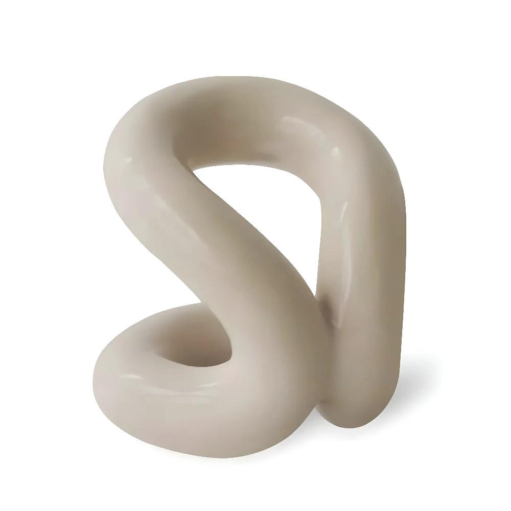 Nordic Knot Ceramic Holder by Casa & Beyond