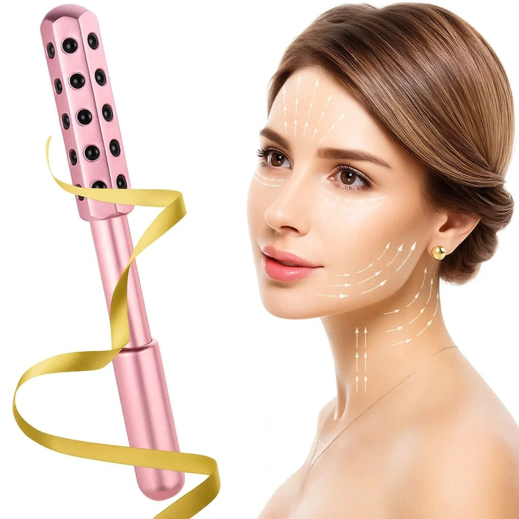 Depuff & Lift Skin – Smooth Metal Cooling Design – Boost Circulation & Glow for Cheeks Neck Face Bowlift by Bowlift